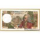 10 Francs Voltaire 2-3-1967 S.310