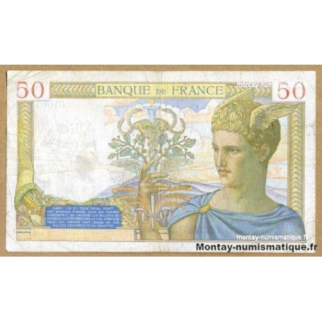 50 Francs Cérès 14-9-1939 J.10953