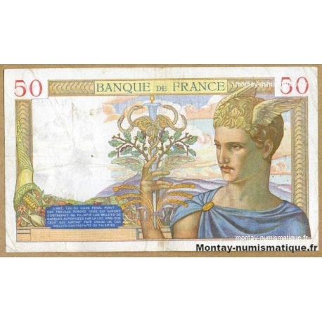 50 Francs Cérès 15-6-1939  U.10256