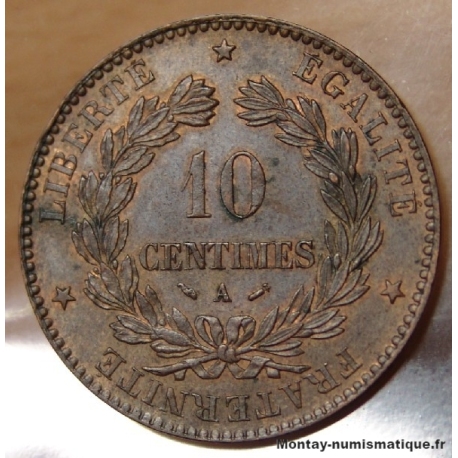 10 Centimes Cérès 1880 A Paris