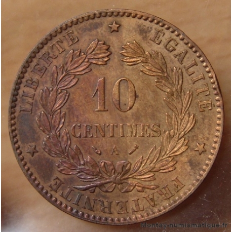 10 Centimes Cérès 1888 A Paris