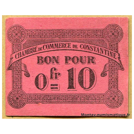 Algérie - Constantine 10 centimes 12 octobre 1915 