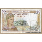 50 Francs Cérès 02-2-1939 B.9606