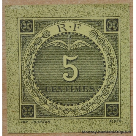 Algérie - Bougie, Setif 5 centimes 1916 
