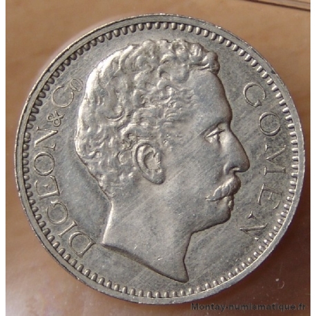 Nouvelle-Calédonie 5 Francs Ville de GOMEN 1882 sans CT