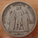 5 Francs Hercule 1872  A Paris