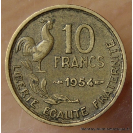 10 Francs Guiraud 1954