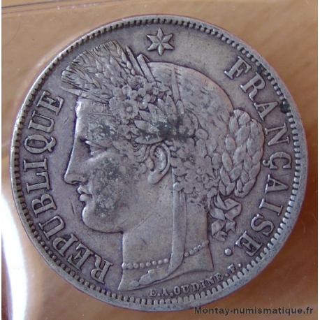 5 Francs Cérès sans légende 1870 K ancre