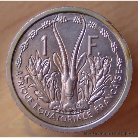Afrique Equatoriale Française 1 Franc 1948 essai