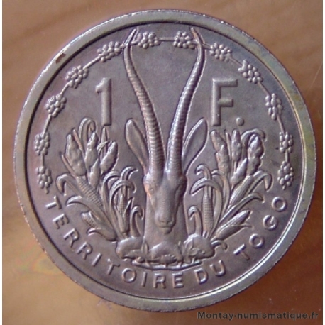 Togo Union Française 1 Franc 1948 essai
