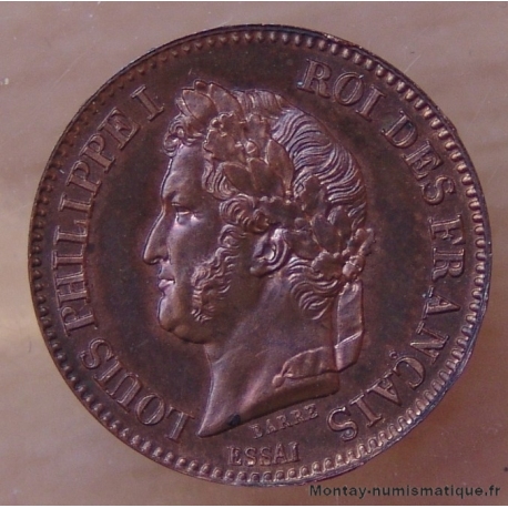 2 Centimes Louis Philippe 1842 Essai