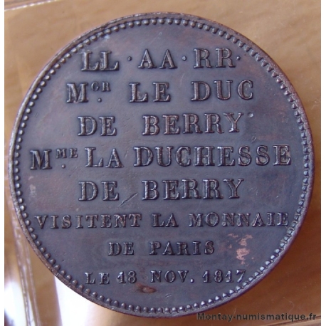 Module 5 Francs duc et Duchesse de Berry 18 novembre 1817