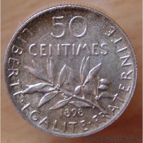 50 Centimes Semeuse 1898