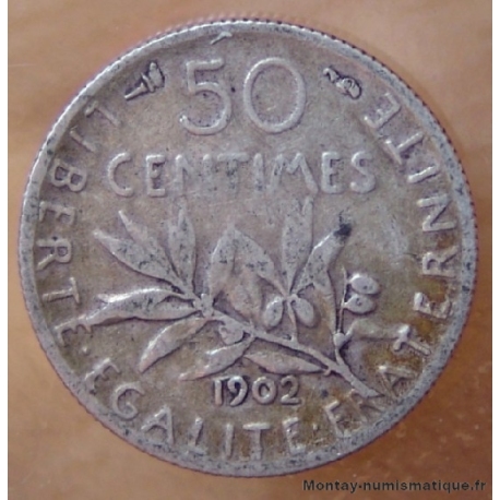 50 Centimes Semeuse 1902