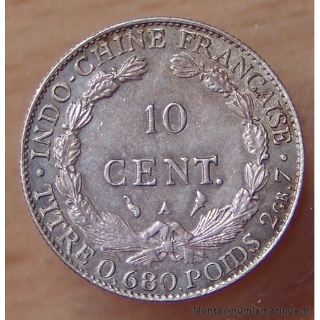 Indochine 10 cent 1929 A Paris