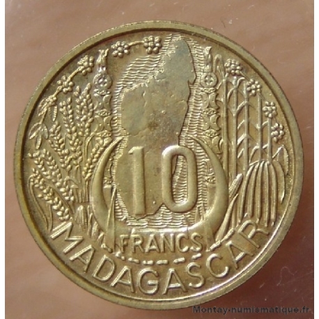 Madagascar 10 Francs 1953 Essai