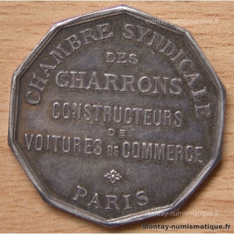 Jeton Chambre syndicale des Charrons 1886