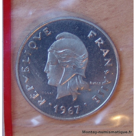 Nouvelles-Hébrides 20 Francs 1967 essai