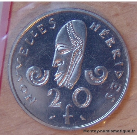 Nouvelles-Hébrides 20 Francs 1967 essai