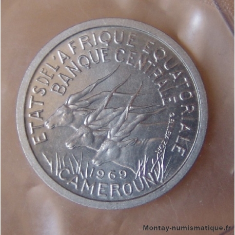 Cameroun 1 Franc 1969 Essai