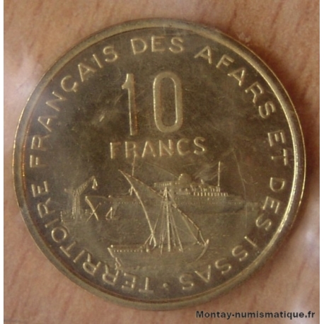 Djibouti 10 Francs 1969 essai Afars et Issas