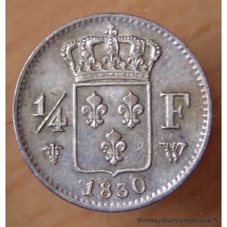 1/4 de Franc Charles X 1830 W Lille