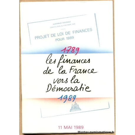  Franc Etats Généraux 1989 en Livret