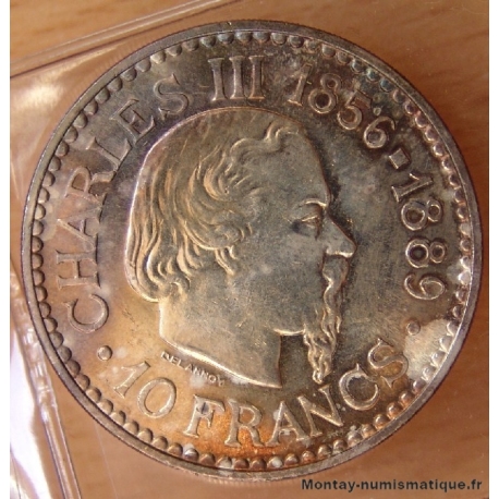 Monaco 10 Francs Charles III 1966