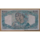 1000 Francs Minerve et Hercule 12-7-1945 
