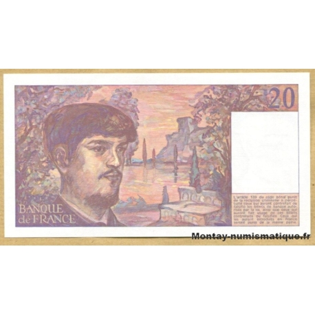 20 Francs Debussy 1987 J.020