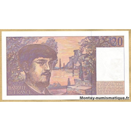 20 Francs Debussy 1997 N.054