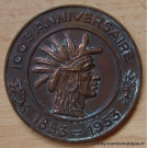 Médaille Centenaire de la Banque de la Guadeloupe 1953