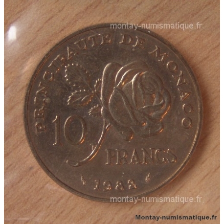 Monaco - Grace de Monaco 10 Francs 1982