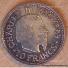 Monaco - 10 Francs Charles III  1966