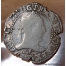 Henri III Franc au col plat 1584 F Angers