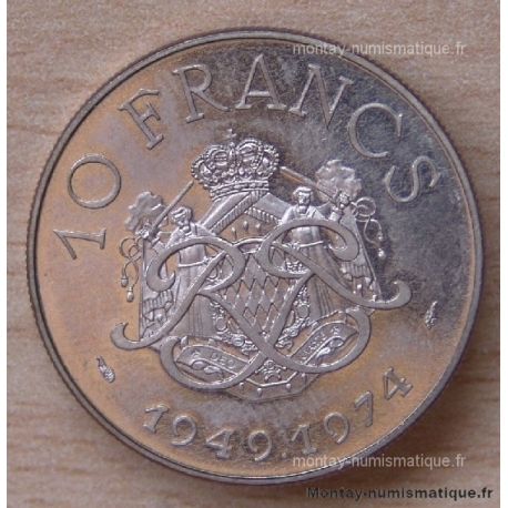 Monaco - 10 Francs Rainier III 1974 Essai