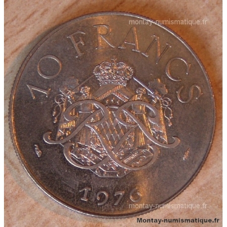 Monaco - 10 Francs Rainier III 1976