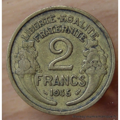 2 Francs Morlon bronze 1935