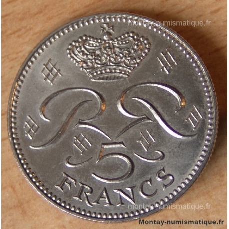 Monaco - 5 Francs Rainier III 1976