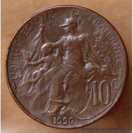 10 Centimes Dupuis 1920