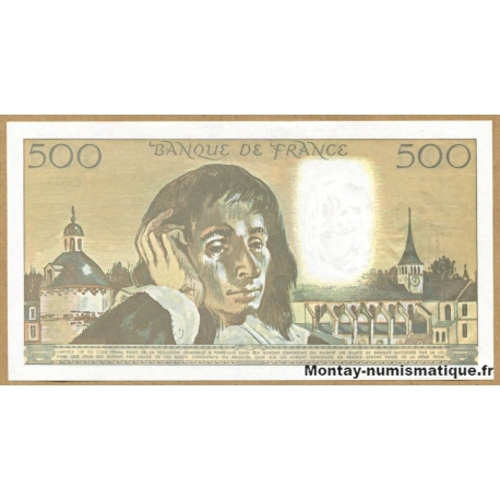 500 Francs Pascal 6-9-1990 C.325