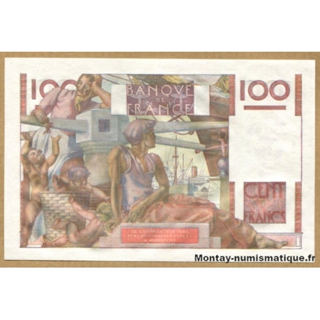 100 Francs Jeune Paysan  2-1-1953 P.529 
