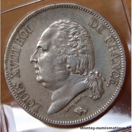 5 Francs Louis XVIII 1822 K Bordeaux