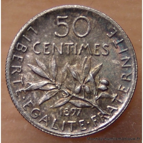 50 Centimes Semeuse 1897