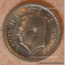 Monaco 1 Franc Louis II ND(1943)