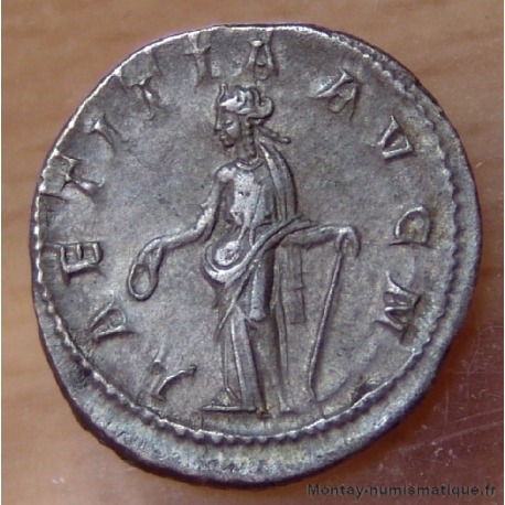 Gordien III Denier + 240 Rome Laetitia (La Joie).