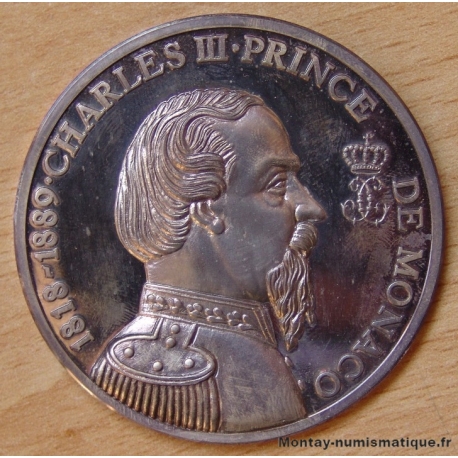 MONACO Prince Charles III (1818 - 1889) ND ( 1975).