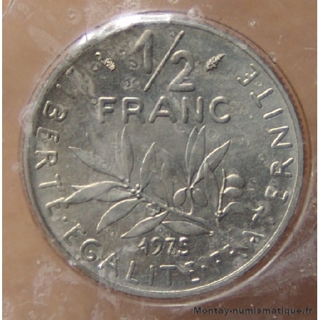1/2 Franc Semeuse 1975