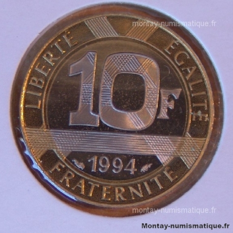 10 Francs Génie de la Bastille 1994 Belle Épreuve - Dauphin