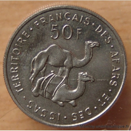 Djibouti 50 Francs 1970 Afars et Issas